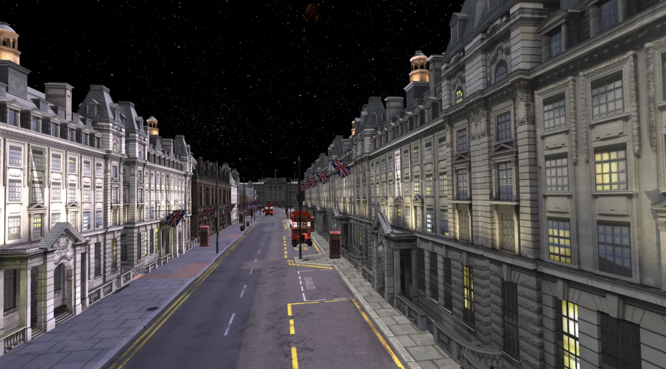 런던 3D 모델링 배경